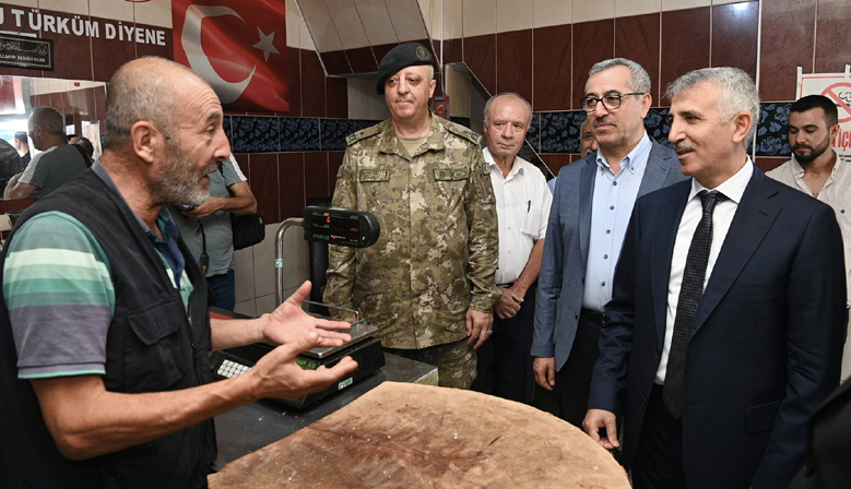 Güngör ve Vali Ünlüer, Andırın’da