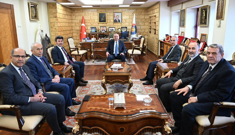 Üniversite Rektörlerinden Rektör Prof. Dr. Alptekin Yasım’a Ziyaret
