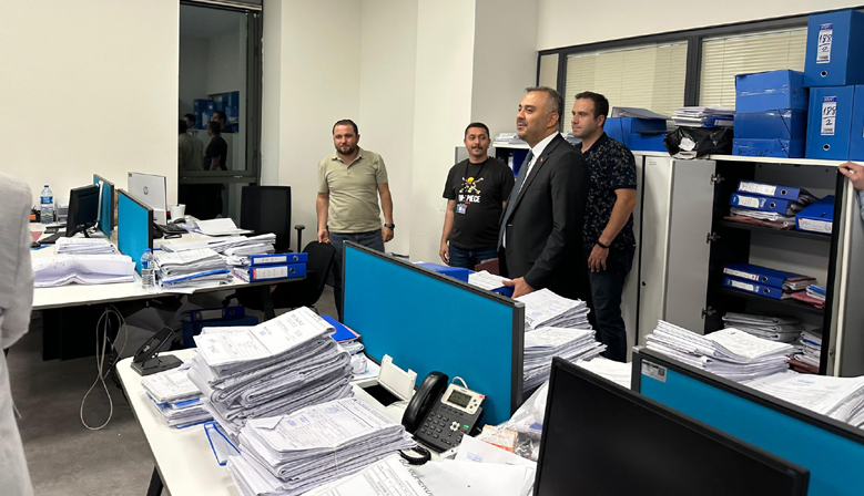 Başkan Toptaş’tan Yerinde Dönüşüm mesaisi yapan personele ziyaret
